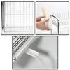 Stainless Steel Dish Drainer, 2-Tier, Rust-Proof, Automatic Drainage, Dish Drainer, Dish Rack, Plate Holder, Pot Lid Stand, Chopstick Holder, Cutting
