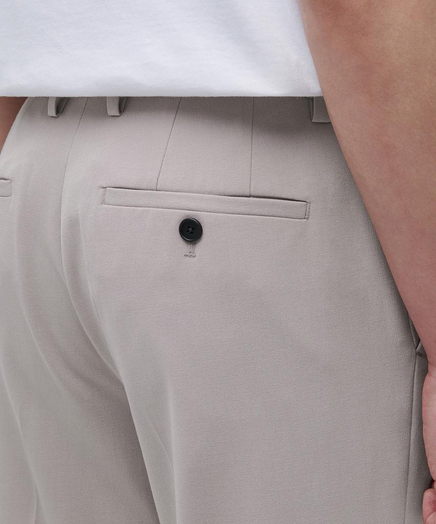 MUSINSA STANDARD Lightweight Tapered Turn-Up Hidden Banding Crop Slacks [Light Beige]