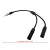 1 Pcs Car Antenna Adapter 1 Male To 2 Female Y Car Stereo Antenna Adapter Plug Aerial Connector Cable for AM/FM Radio