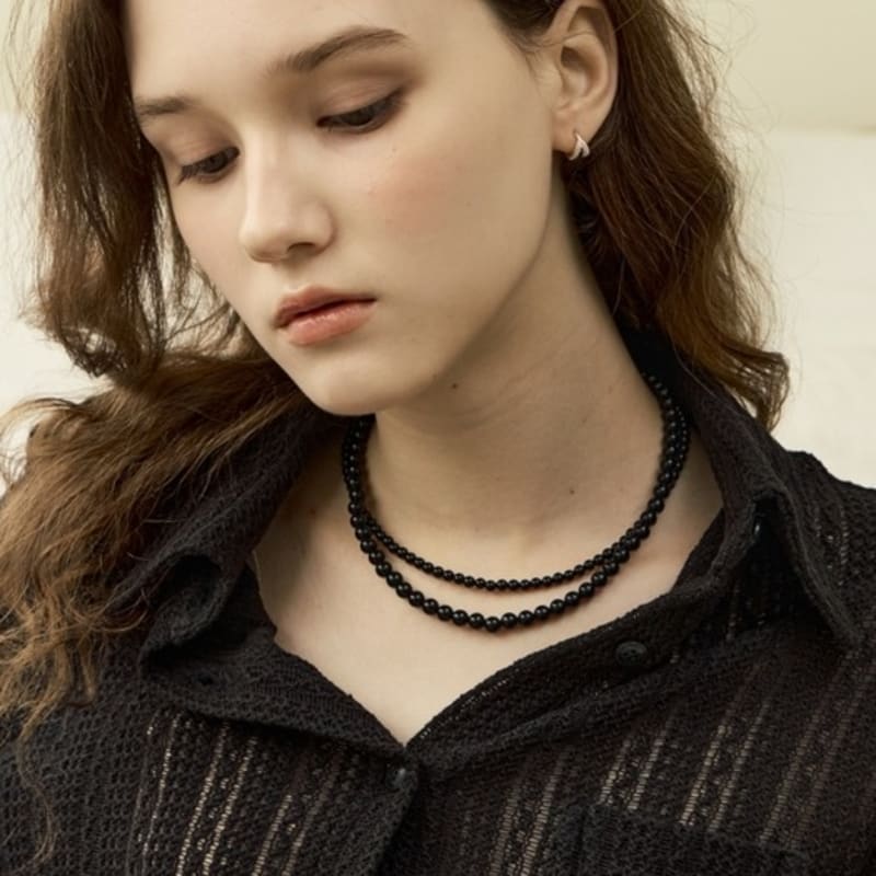 BEFORE MOONRISE Natural Agate Necklace SN303-4