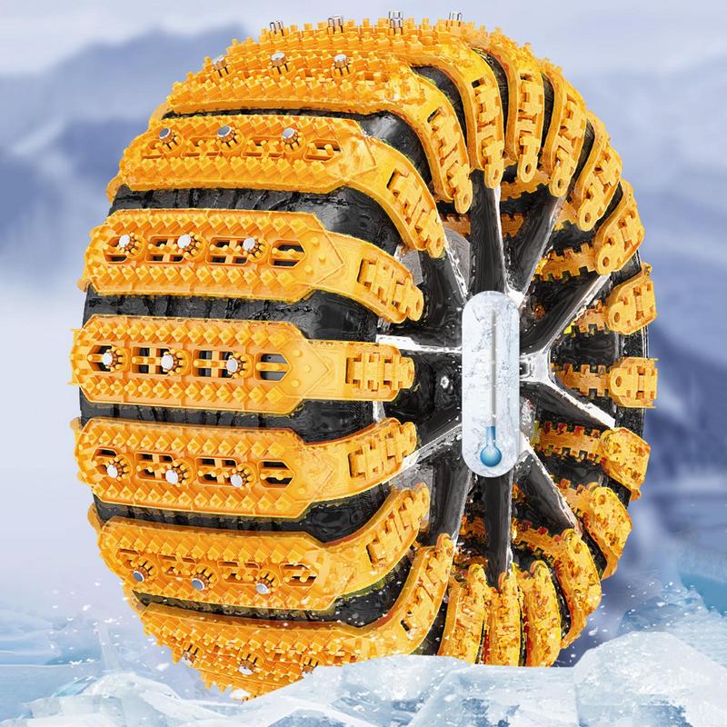 Auto Schneekette 6x Anti-Rutsch Schneeketten Winterfahrt Sicherheitskette Anti-Rutsch Schneeketten Verdicken Leichtgewicht Schneegriffe Für