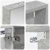 Bathroom Cabinet Set 3 Pcs 110 X 10.5 X 60.5 Cm Particleboard