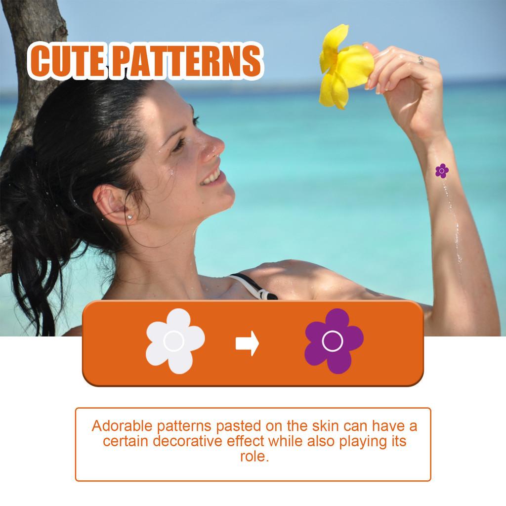 Eelhoe Uv Protection Stickers For Summer Outdoor Face Skin Shielding From Sun Exposure