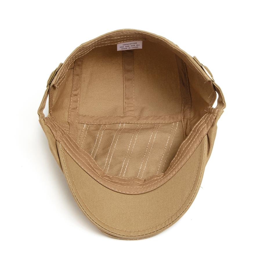 New Men Embroidery Flat Cap Summer Vintage Beret Visor For Male Fashion Casual Newsboy Hat Spring Autumn  Women Caps Adjustable