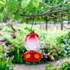 Practical-Hummingbird Feeders For Outdoors Hanging Hand Blown Glass Hummingbird Feeder 15 Oz Sealed And Leak With Feeder