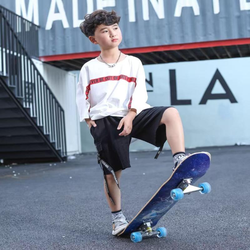 80*15cm Doppel Rocker Spider Longboard Cartoon Childern Skateboard Ahorn Bord Kind Skate Board Skateboarding Kinder Skateboard