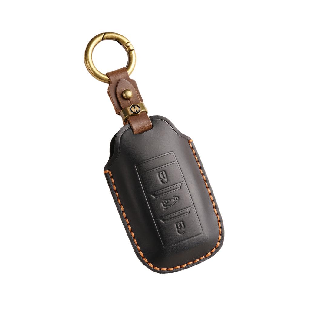 The Retro Key Cover Is Suitable for Ruicheng CC Old Special Car Key Bag, Purely Handmade Leather Keycase Chain.