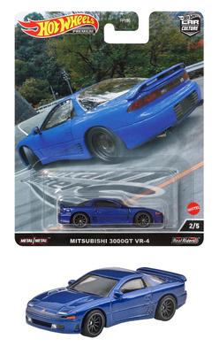 Hot Wheels Car Culture Mountain Drifters Mitsubishi 3000GT 3 and HCJ98 Blue VR-4 (Ages Up)