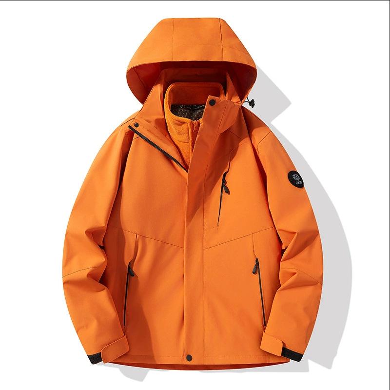 3-in-1 Outdoor Jacket – Unisex, Spring/Autumn, Windproof and Waterproof Jacket