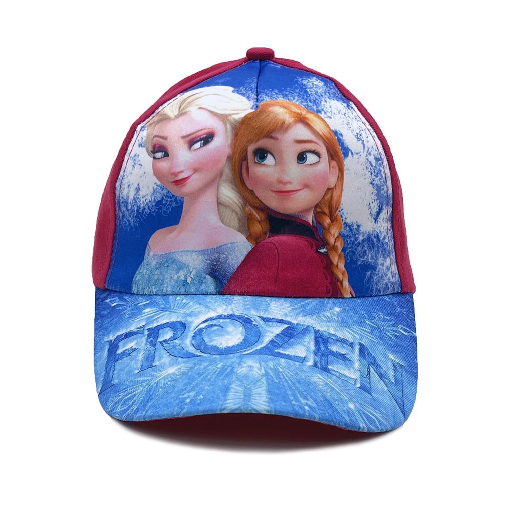 Girl Print Spring Summer Cartoon Baseball Cap Children'S Hat Cap Ice And Snow Anime Character Sun Hat
