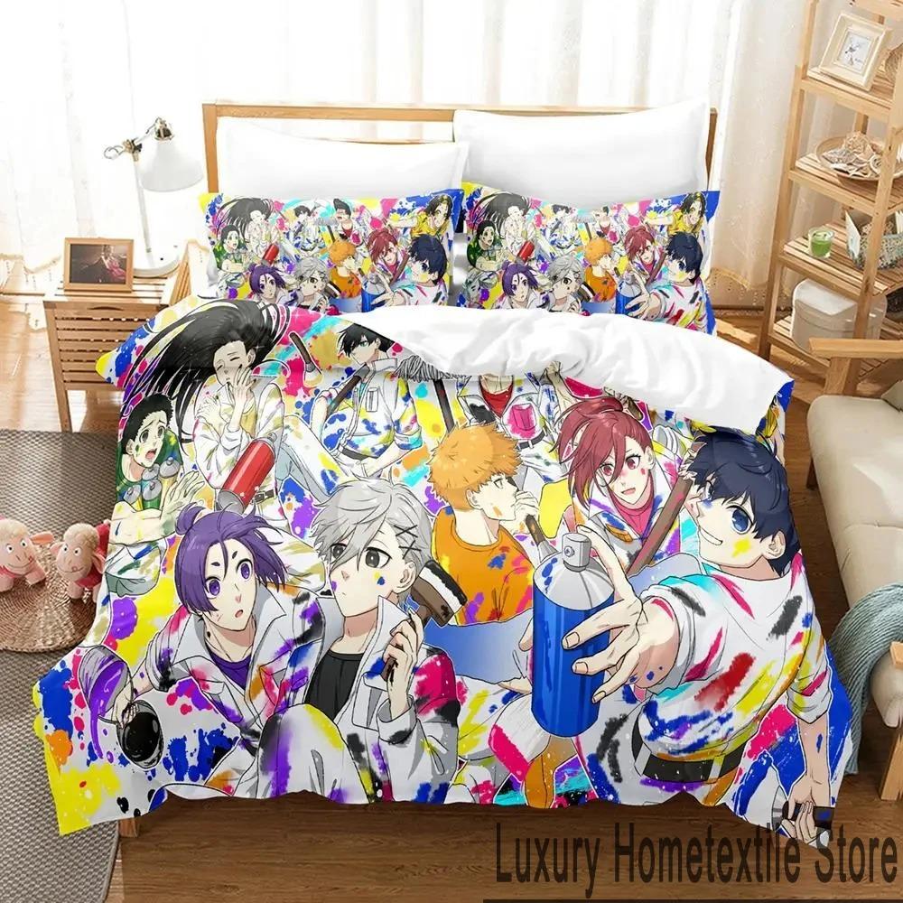 3D Print Anime Blue Lock Bedding Set Twin Queen King Size Duvet Cover Pillowcase for Boys Girls Adult Home Textile