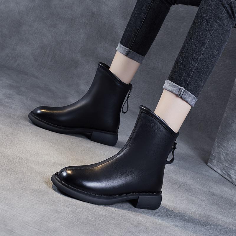 Chelsea Boots Läderstövlar Martin Stövlar