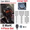 Crystal Gear Shift Knob with Orange Light For BMW G20 G29 G26 G28 G22 G12 X7 G07 X3 G01 X4 G02 X5 G05 iX3 G08 Gearbox Lever Head
