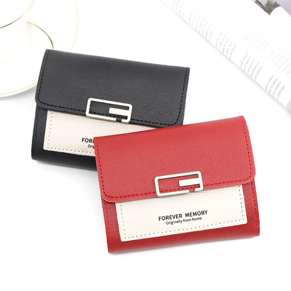 

PU Leather Moneybags 7 Colors Envelope Wallet Accessories Coin Purse Women