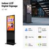 MWE LCD 43/49/55/65 Inch Floor Standing LCD Advertising Video Player Android Indoor Touch Screen Digital Signage and Display