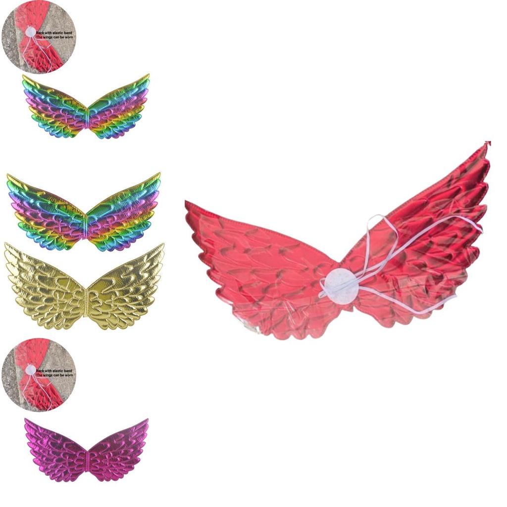 Barevná křídla Motýlí křídla na kostýmovou párty Elfí křídla Jednorožcova křídla