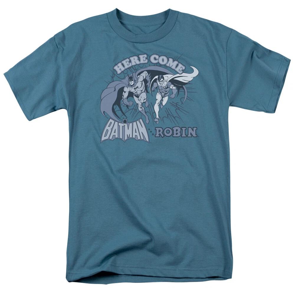 Batman  Here Come Batman And Robin  T-Shirt - Adult, Child M