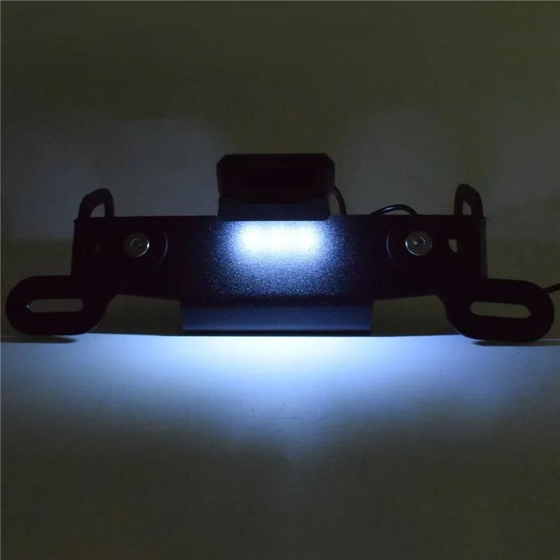 Motorcycle License Plate Holder Tail Tidy Eliminator Fender Refit Bracket Fits For Yamaha MT 10 MT10 SP ABS MT-10 FZ10 2016-2021