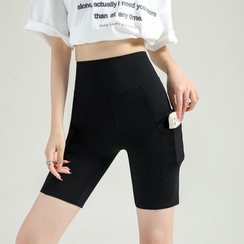 

Женские летние брюки Shark: Велосипедные шорты для бега и фитнеса, подтягивающие бедра и живот Extra Large чёрный