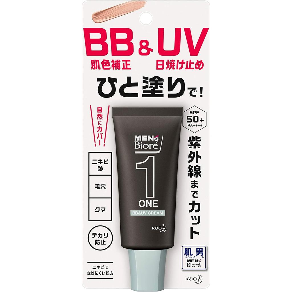Biore ONE BB UV Cream BB Cream 30g Beige Men's & SPF50+/PA++++