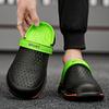 Fashion Men's Mixed Colors EVA Slippers Lightweight Bathroom Shoe For Men High Quality Non-slip Home Sandals Male Soft Comfortable Slide