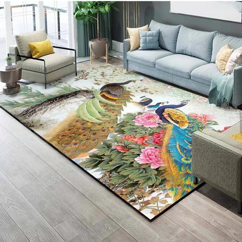 Luxurious Nordic Living Room Carpet & Bedside Blanket