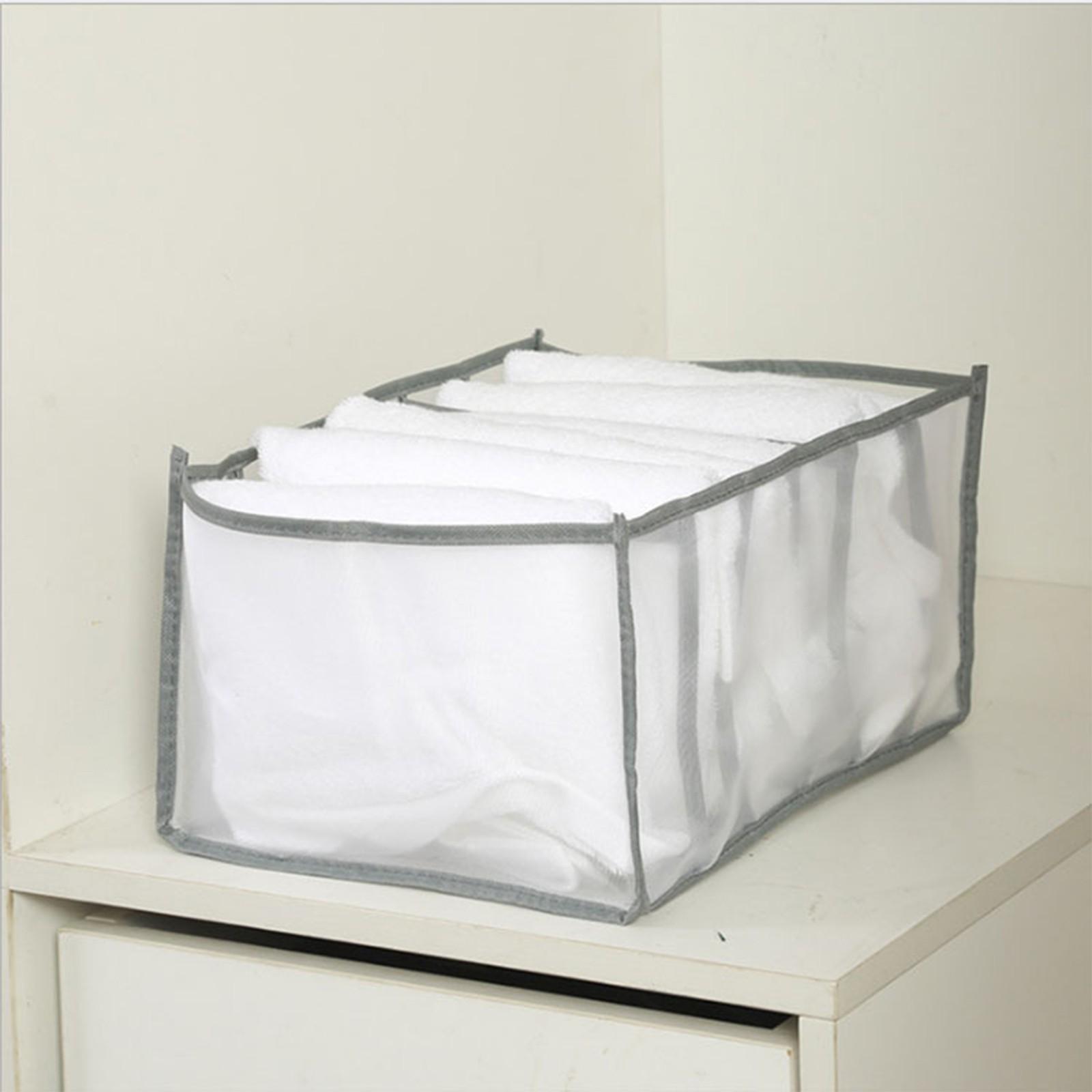 

Стеллаж для хранения в шкафу, складная корзина для хранения, портативный контейнер для хранения в спальне, общежитии One Size серый