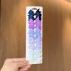 10Pcs/set Solid BB Hair Clips For Cute Girls Ribbon Bowknots Boutique Barrettes Hairpins Headwear Kids Hair Accessories Gifts