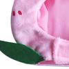 Katzenkostüm Hut Verstellbar Weich Waschbar Niedlich Fruchtform Plüsch Katzenkopfbedeckung für Täglich Festival Party Rosa