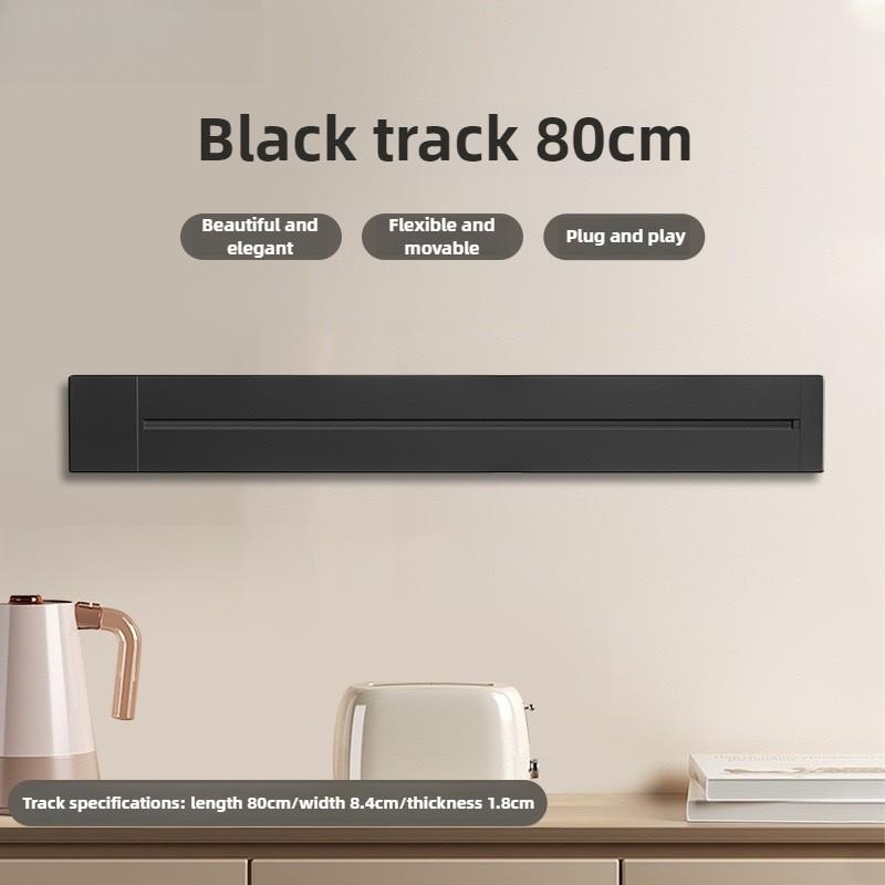 Multi-way Plug Movable Track Power Socket Adapter Wall Power Sliding Rail Socket Home Kitchen Appliances