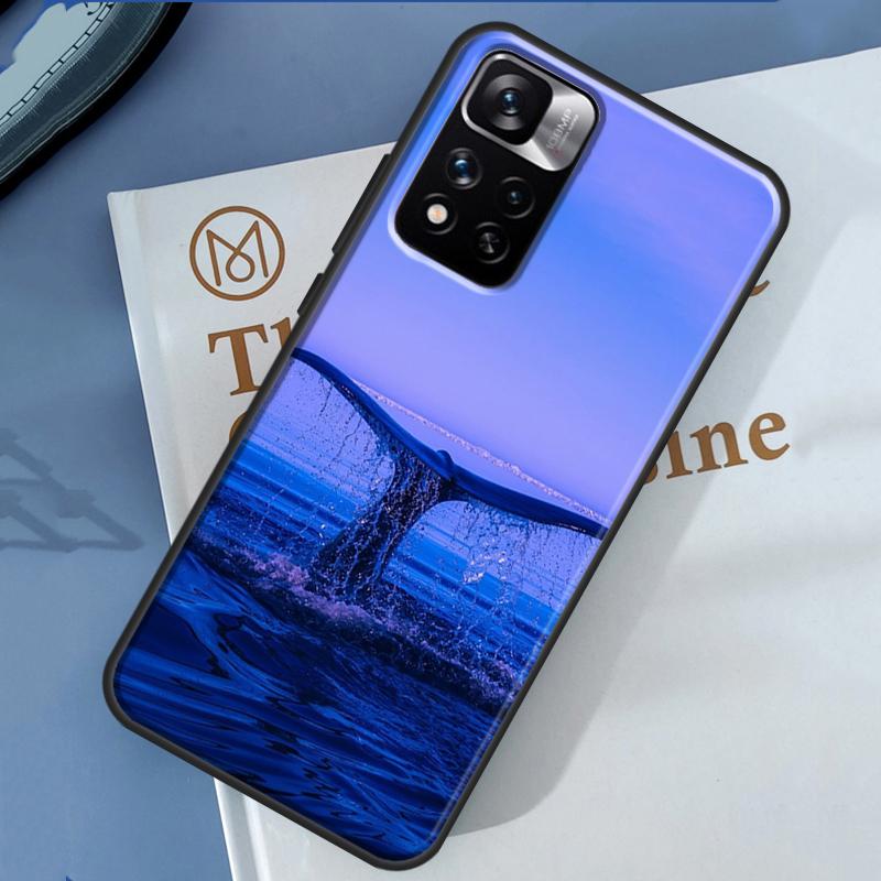 Blue Whale Case For Xiaomi Redmi 14C 13C 10C 12C Redmi Note 13 14 Pro 12 11 9 10 9S 10S 11S 12S Cover