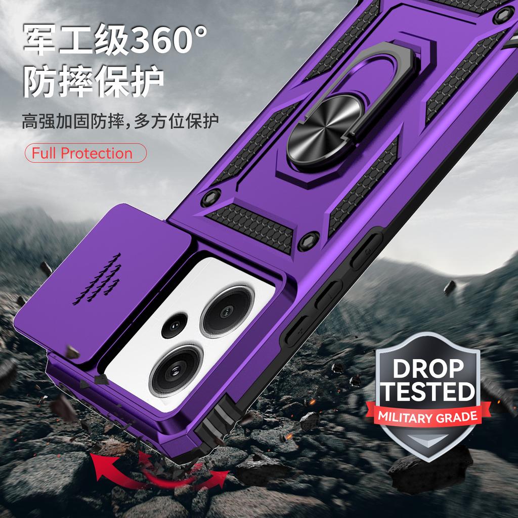 Sergeant pushing the window is suitable for Xiaomi PocoX1 mobile phone case, Redmi note11pro anti-drop ring m1pro protective case.