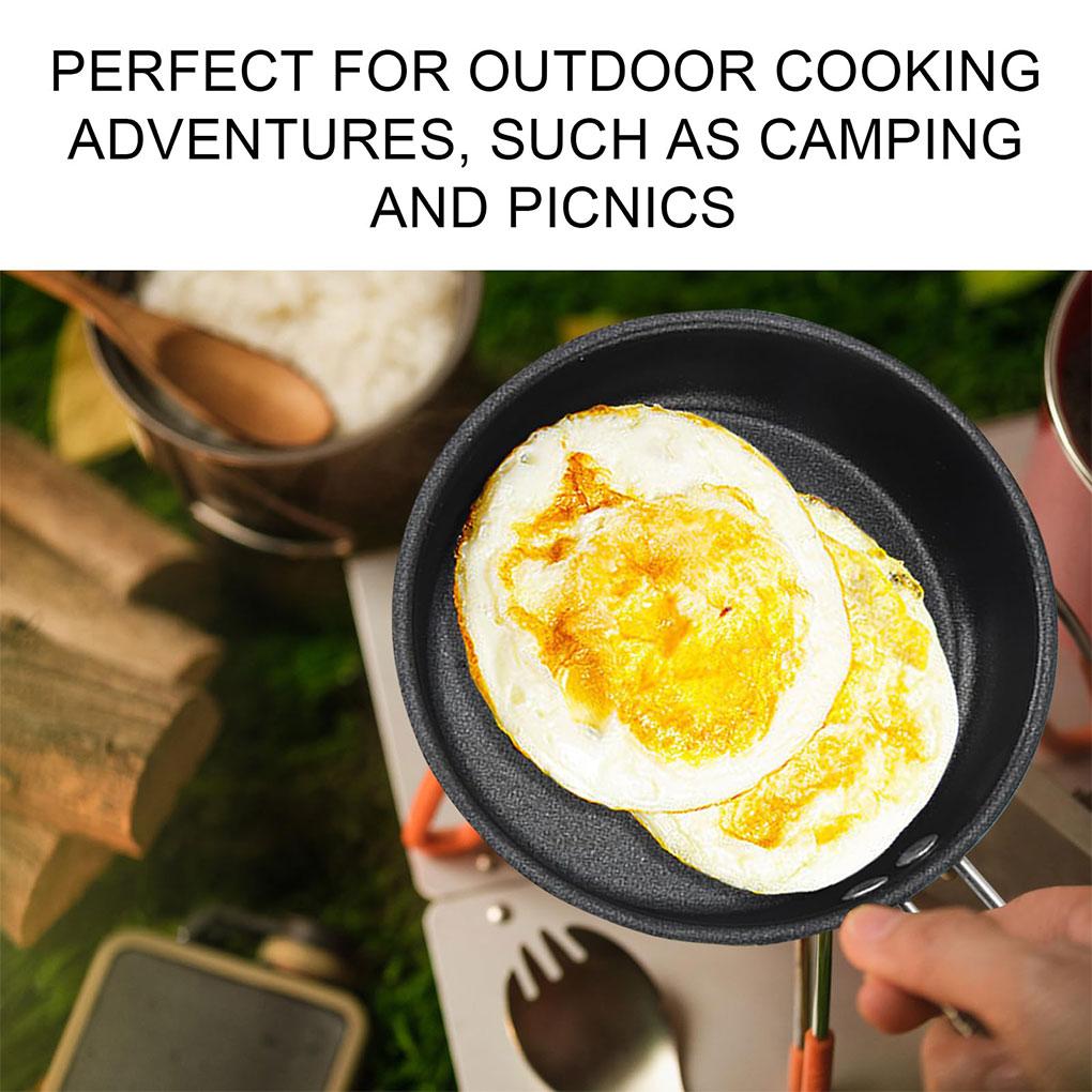 12cm Mini Stainless Steel Omelette Pan Non Stick Frying Pan With Handle Frying Pan For Induction Hob