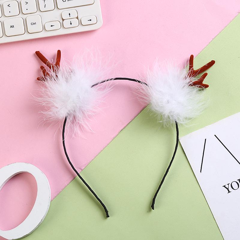 Christmas Reindeer Antler Headband - Festive Hair Accessory for Women & Children