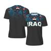 2026 Summer IRAQ Flag 3D Print Sport Quick Dry Breathable Men T-shirt Outdoor Football Jersey  Loose Fashion Short Sleeve Top