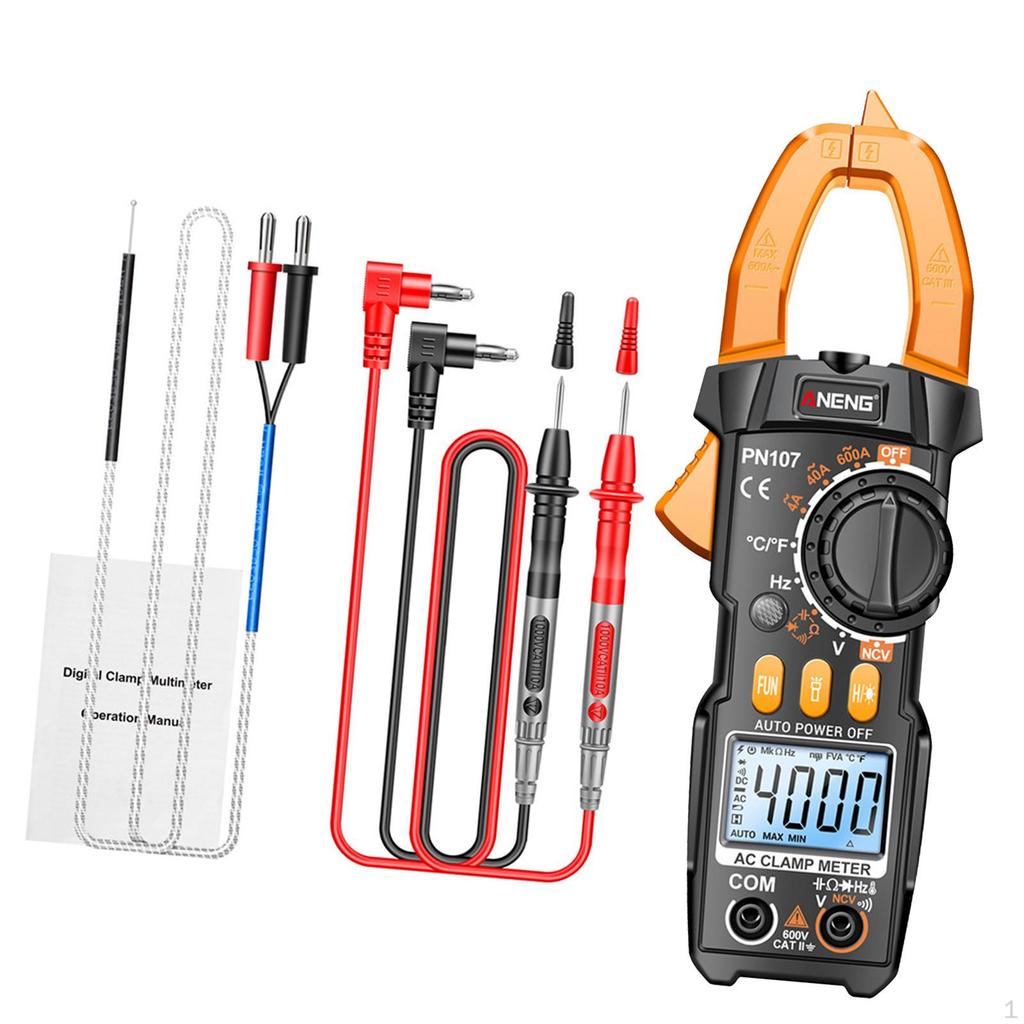 Clamp Meter Multimeter Easy Carrying Smart Tester Multifunction Sturdy Voltage for Fuses Auto
