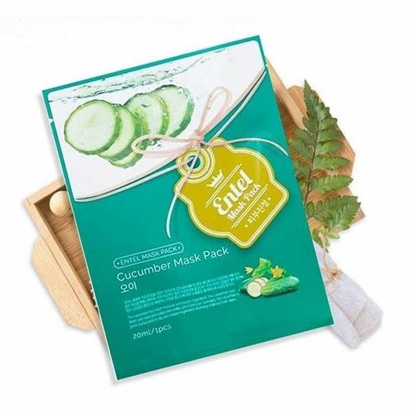 Cucumber Face Mask Sheet Skin Care Cosmetics 10 Pack (W92E54F) basic