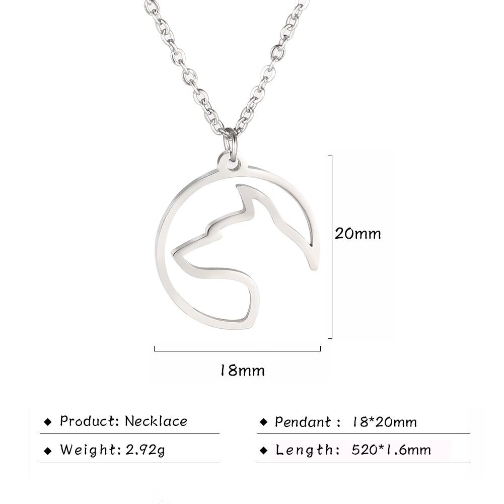 

Teamer Paw Stainless Steel Necklace For Women Dog Pendant Cute Puppy Animal Pet Choker Friendship Gift Fashion Jewelry necklaces