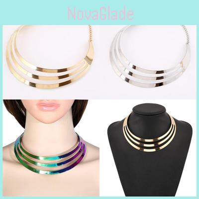 Metalowy Choker w Stylu Punk z Geometrycznym Wzorem Dla Miłośników Alternatywnej Mody
