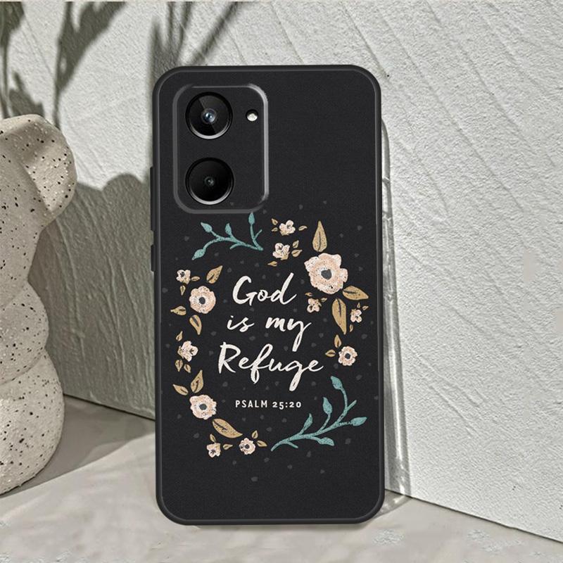Bible Jesus Christ Christian Quotes Case For Realme 8 9 11 10 Pro Plus C11 C15 C25s C21Y C30 C31 C33 C35 C53 C55 GT Neo 5 3T 2T