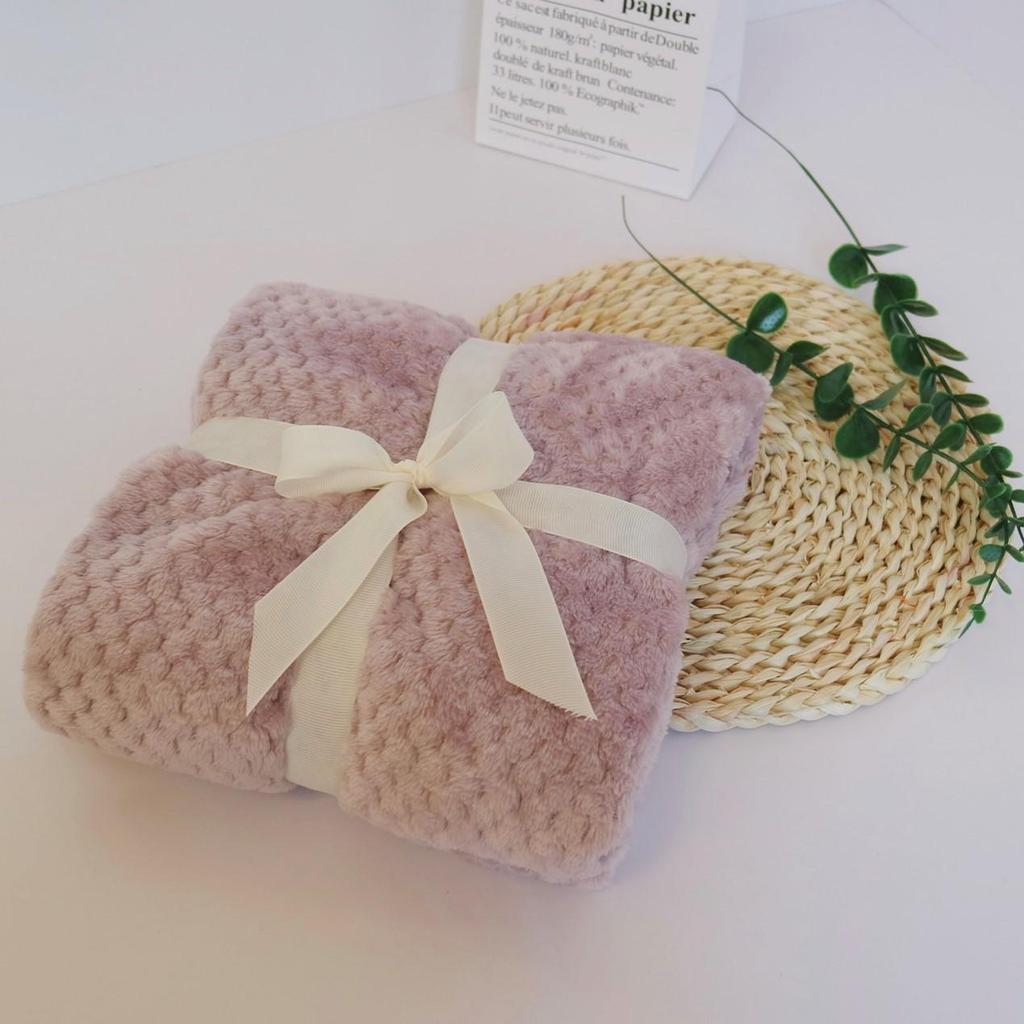Thickened Double-Sided Fleece Children's Blanket - Plush Autumn/Winter Gift Cover
