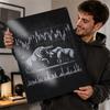 Forex Motivazione Toro Orso D Texture Metallo Poster Personalizzato Arte da Parete Cartello di Latta Regalo per Mancave Ufficio Decorazione Stanza Camera da Letto Oggetti