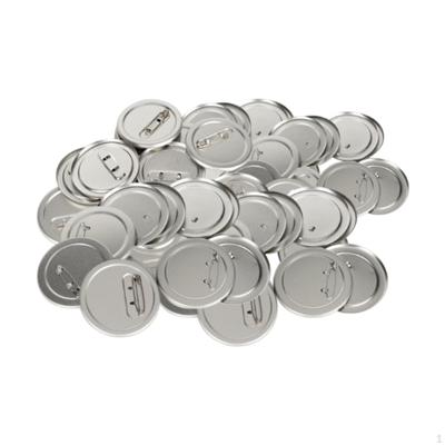 100 Pieces Blank Badge Button Parts Making Tinplate Pin for DIY