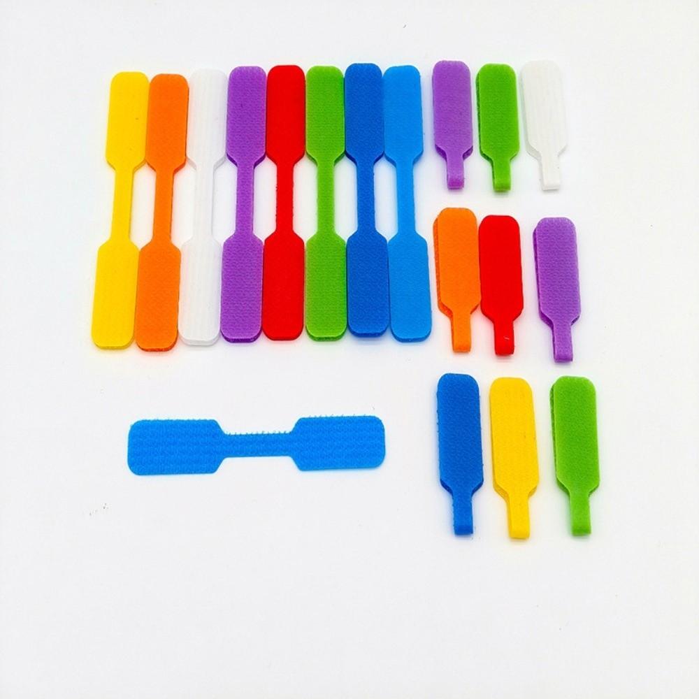 24pcs Waterproof Desktop Cable Organizer Reusable Wire Cord Tags  Wire Organization