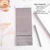 Korean Wannathis Cute PVC Letter & Number Stickers - Colorful, Multi-functional Decorative Stickers for Journals & Photos