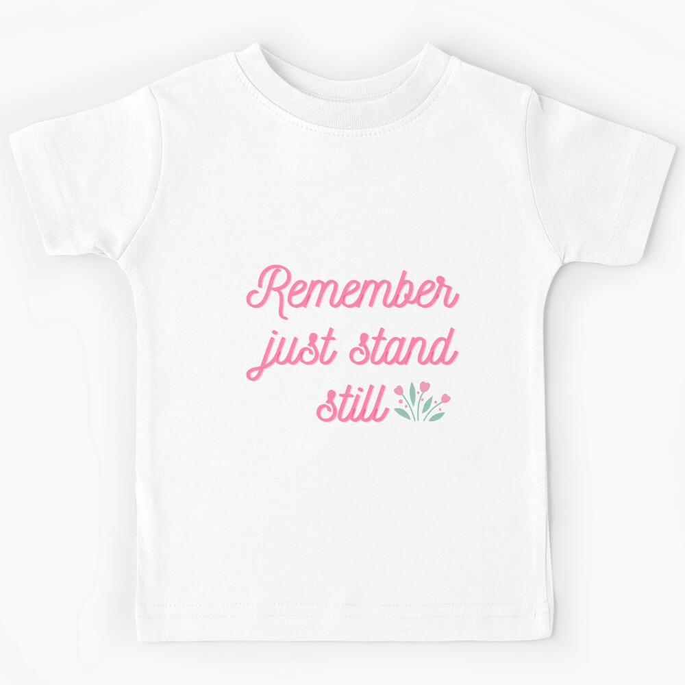 Noah (stand still) lyric image Kids T-Shirt 140