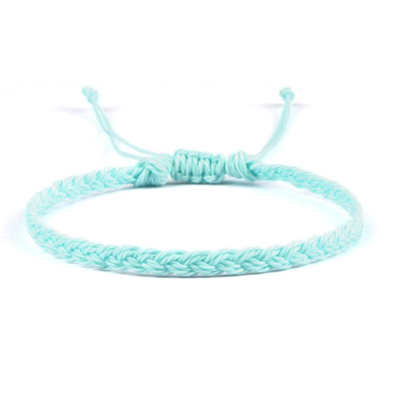 26 Colors Adjustable Woven Friendship Bracelet For Women Men Wax Thread Wrap Rope Knot Bracelets&Bangles Handmade Jewelry Gifts