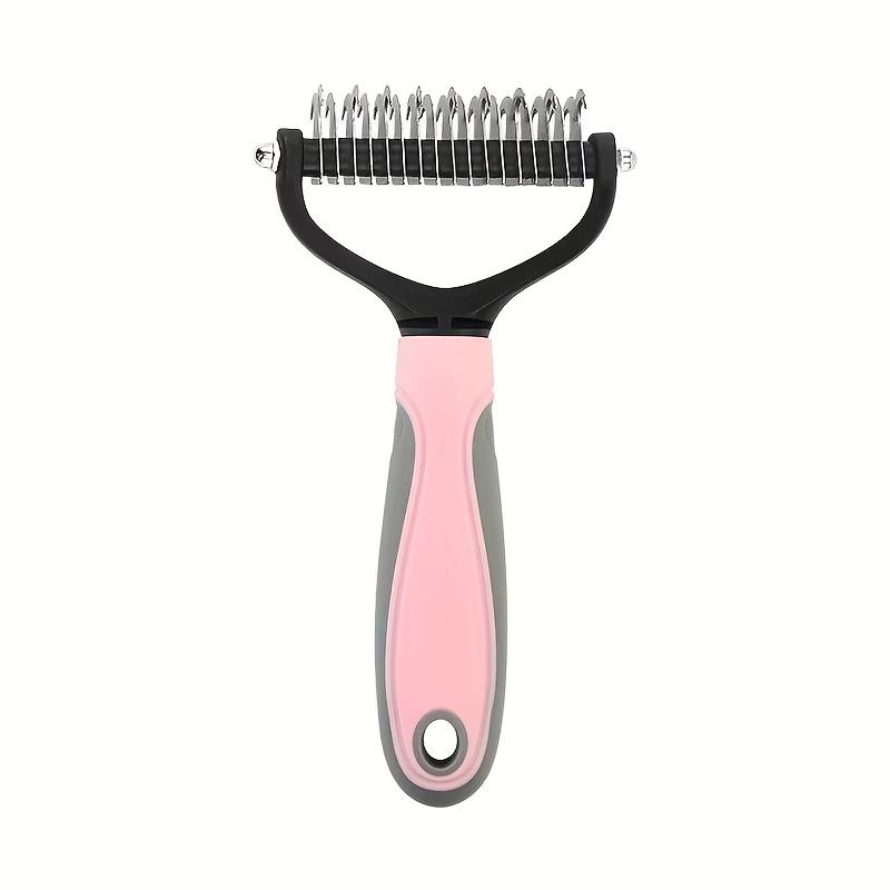 Double-sided Pet Comb | Anti-knot Tool for Dogs and Cats - Efficient Grooming Brush for Thick Curly Long Coats