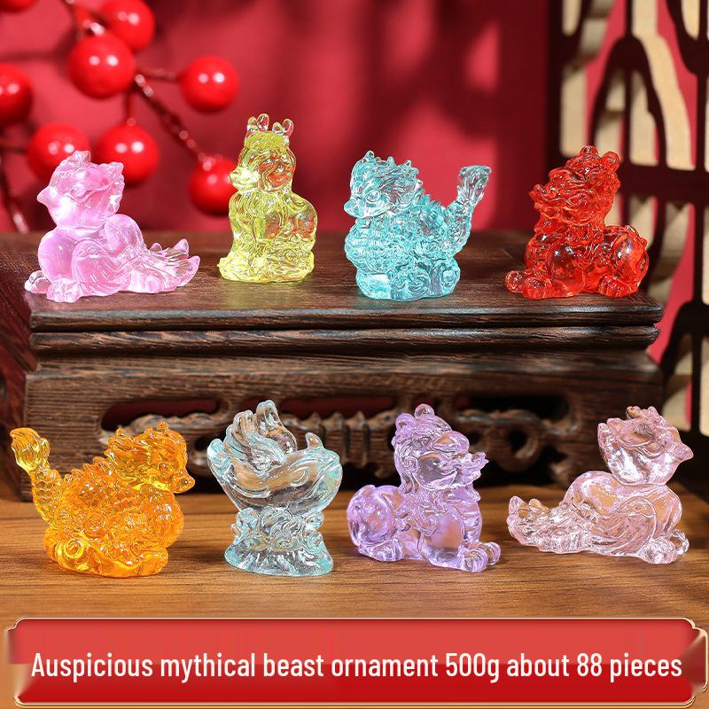 Resin Kylin Feng Shui Wealth Craft DIY Ornaments Creative Gifts for Kids