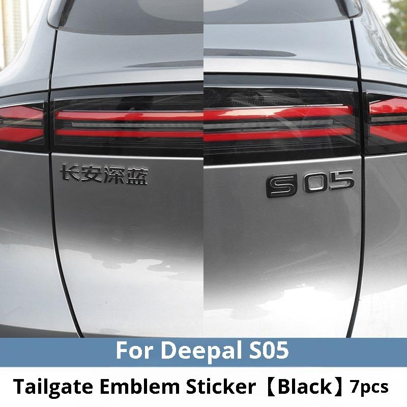 For Deepal S05 Car Emblem Sticker Front Rear Badge Tailgate Letter Decal Exterior Modification Decorative Accessories